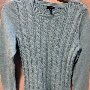 Gray Talbot Women's Cable Knit Sweater